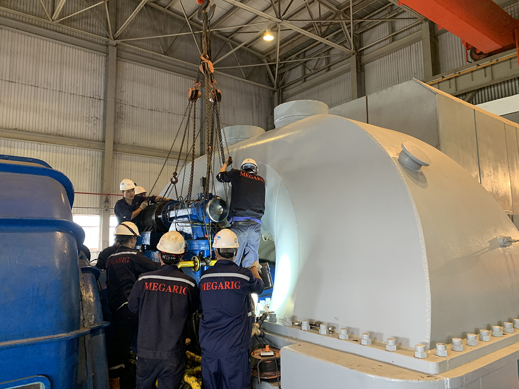 Sữa chữa, khắc phục độ rung Tuabin số 1